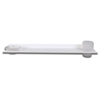 Aluminiumregal mit Glas UND SEIFENHALTER